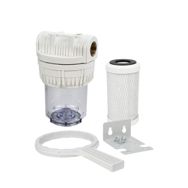 Vana II 5" Filterhus inkl. Aktiv Kul - 15 l/min - VANA-05-KIT-AC