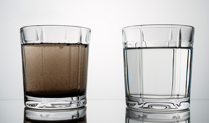 3 part VANA water filter for a water purification system