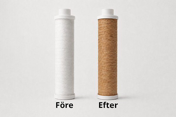 Filter efter 2 månaders användning