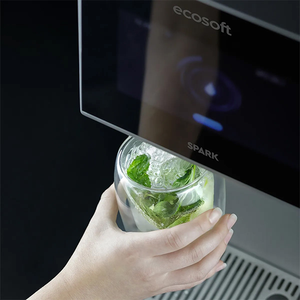 Ecosoft SPARK vattentyper kylt kolsyrat vatten
